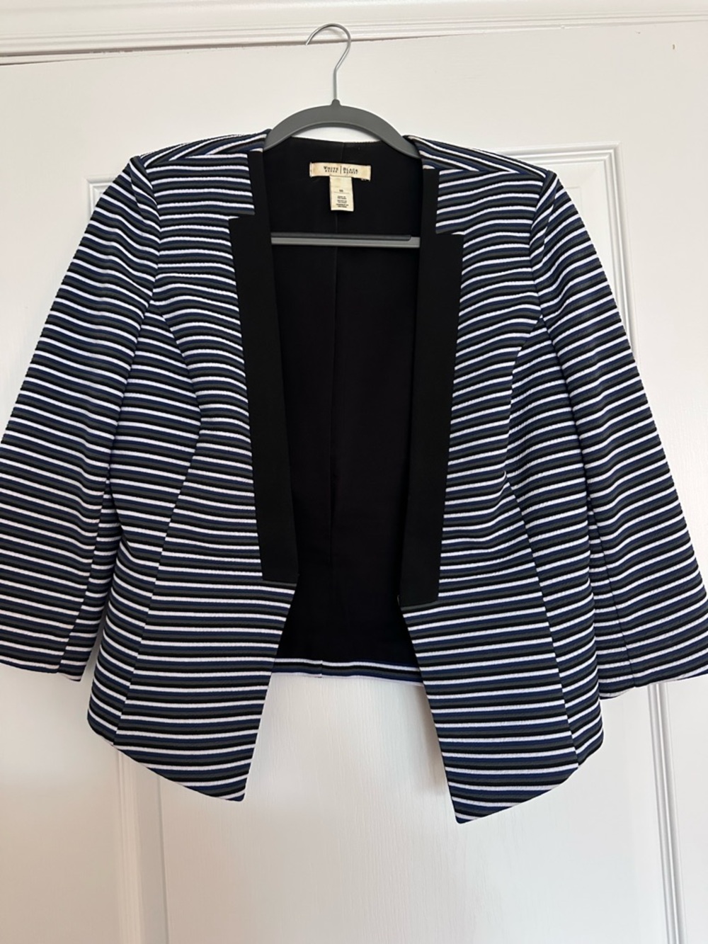White House Black Market Striped Blazer
